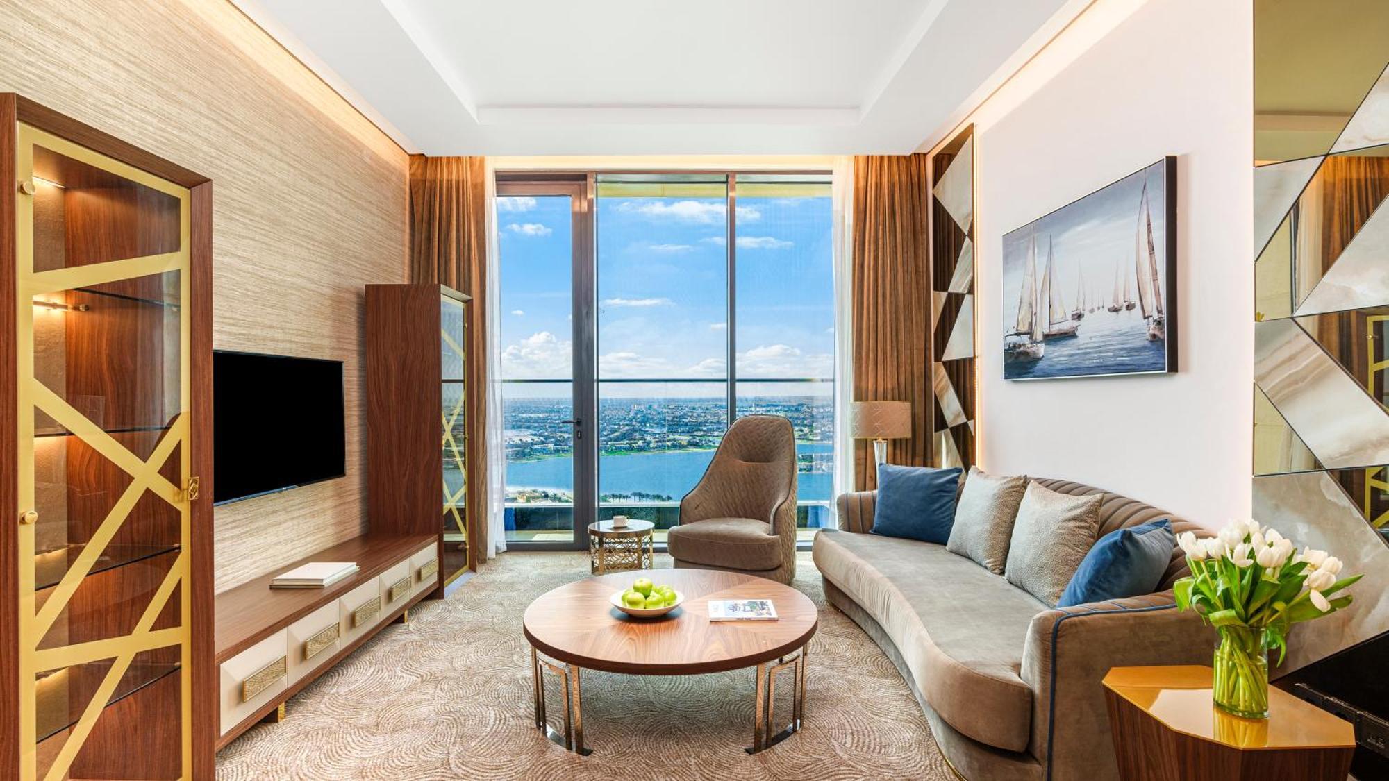 Rixos Premium Alamein 엘 알라메인 객실 사진 Living room