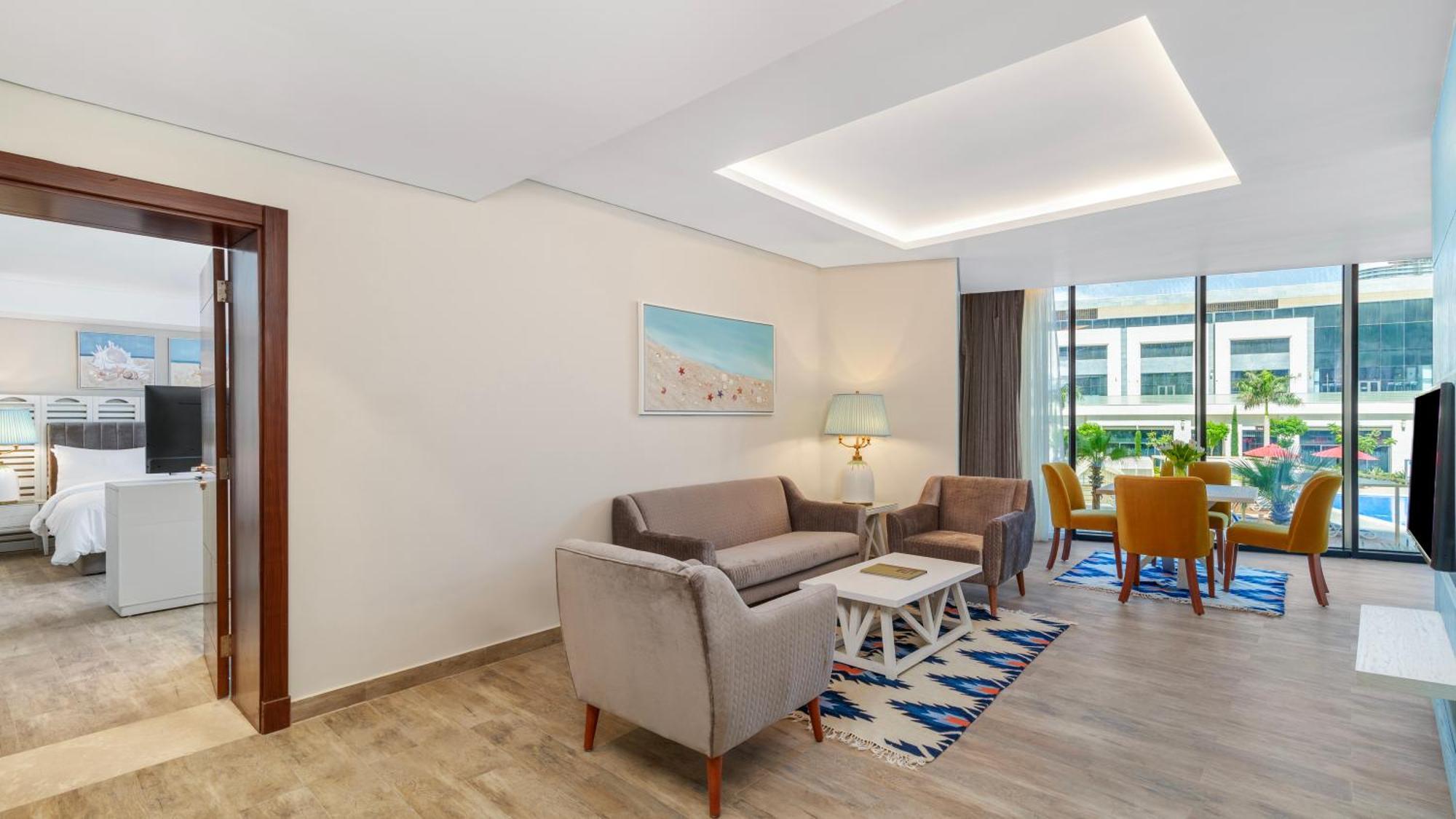 Rixos Premium Alamein 엘 알라메인 객실 사진 Living room