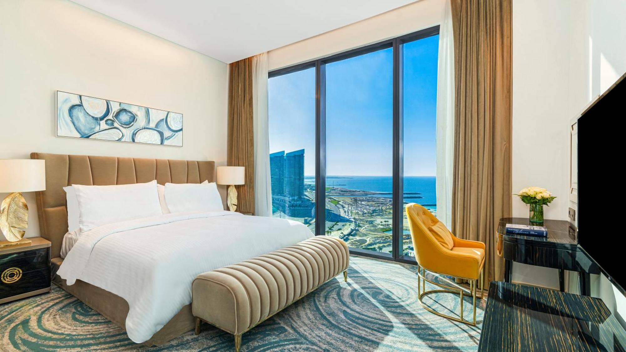 Rixos Premium Alamein 엘 알라메인 객실 사진 A bedroom at the hotel