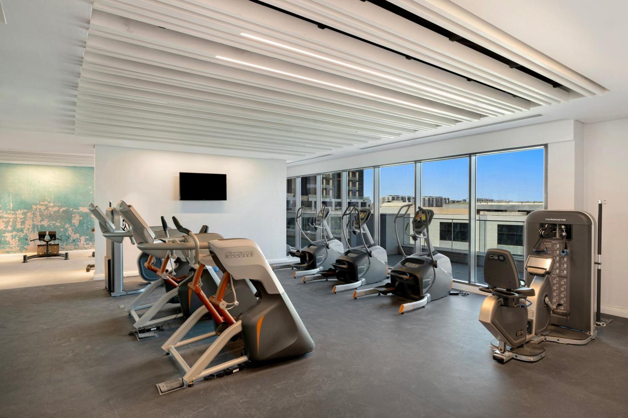 Rixos Premium Alamein 엘 알라메인 외부 사진 The gym at the hotel